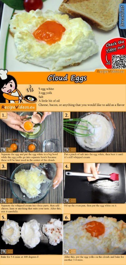 Cloud Eggs recipe with video