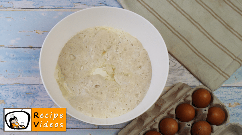 Braided yeast bun recipe, how to make Braided yeast bun step 1
