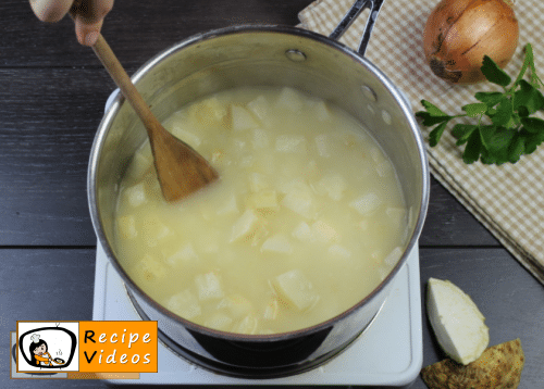 Celery cream soup recipe, how to make Celery cream soup step 5