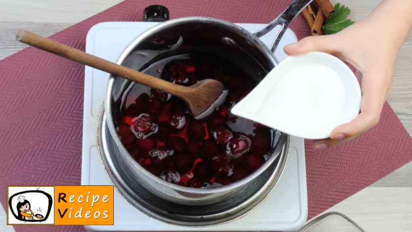 Cherry sauce recipe, how to make Cherry sauce step 2