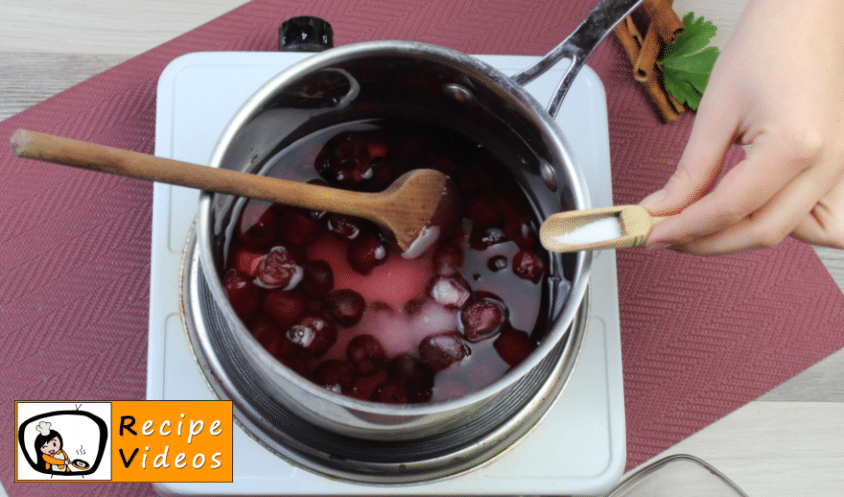 Cherry sauce recipe, how to make Cherry sauce step 3