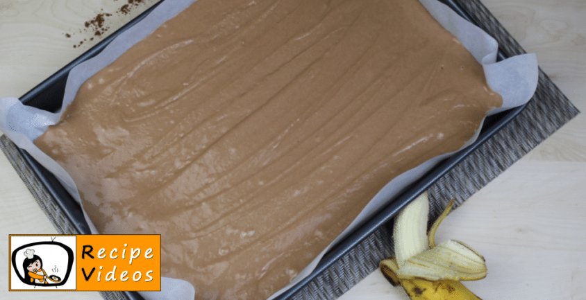 Fake lattice cake with chocolate cream and bananas recipe, how to make Fake lattice cake with chocolate cream and bananas step 6