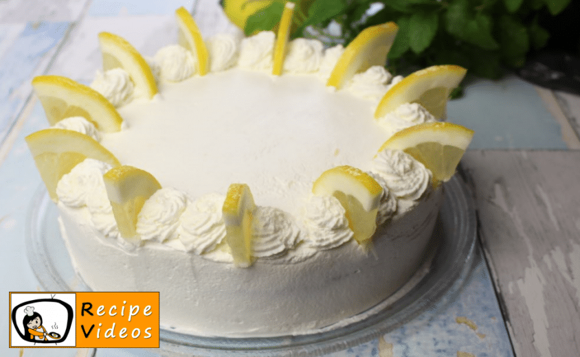 Lemon mascarpone cake recipe, how to make Lemon mascarpone cake step 9