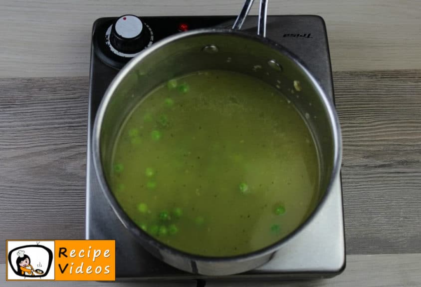 Pea cream soup recipe, how to make Pea cream soup step 4