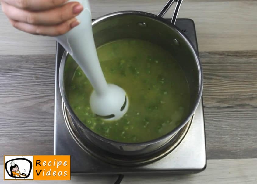 Pea cream soup recipe, how to make Pea cream soup step 5