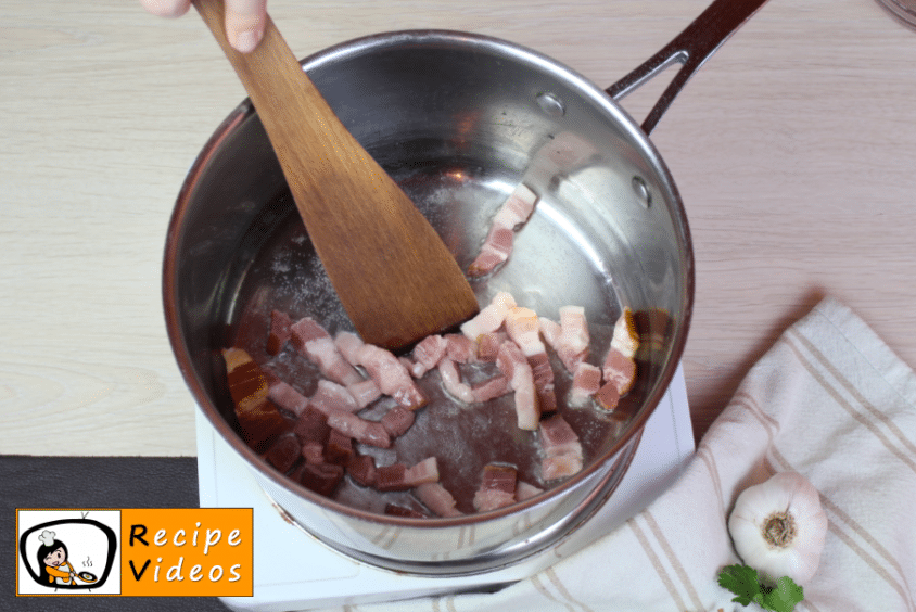 Pork schnitzel Bakonyi style recipe, how to make Pork schnitzel Bakonyi style step 5