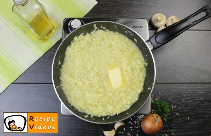 Risotto with fried mushrooms recipe, how to make Risotto with fried mushrooms step 6