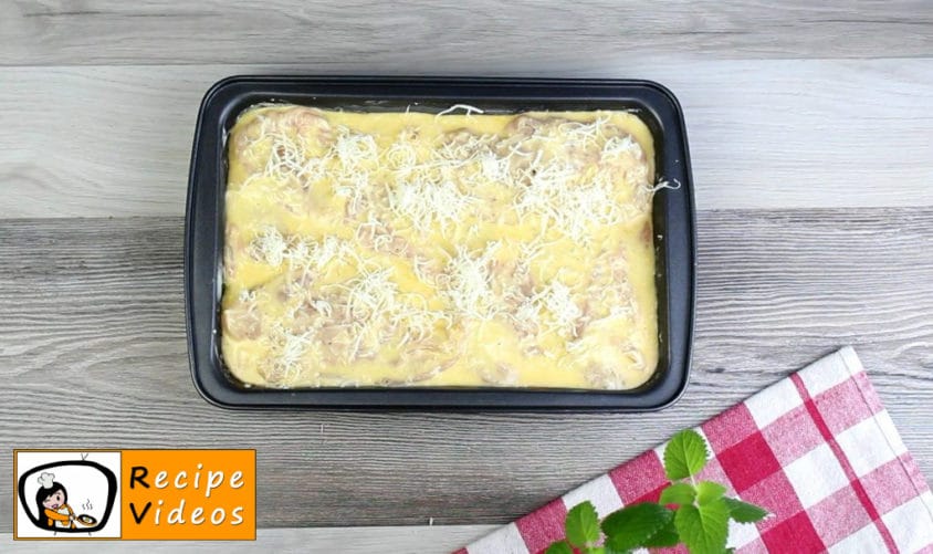 Sheet pan chicken breast in cheese dough recipe, how to make Sheet pan chicken breast in cheese dough step 4
