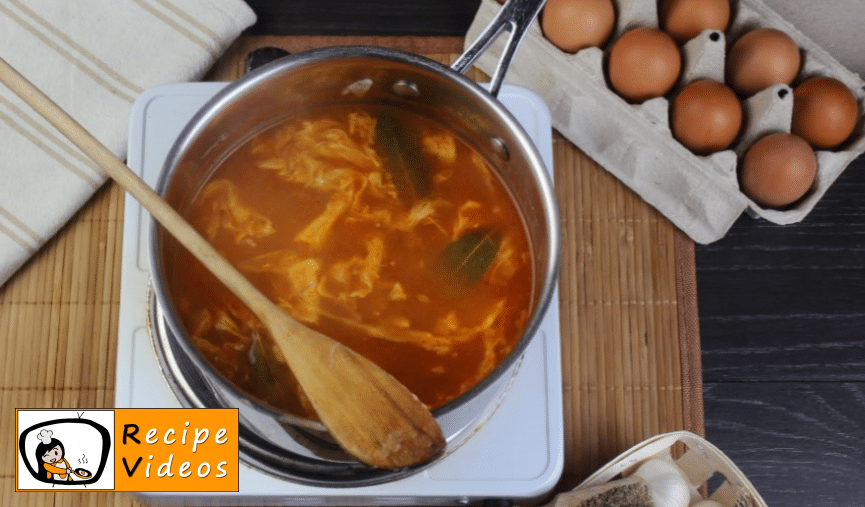 Simple egg soup recipe, how to make Simple egg soup step 6