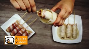 Cheese-bacon-sausages baked in batter recipe, how to make Cheese-bacon-sausages baked in batter step 5
