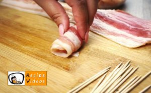 Chicken bites wrapped in bacon recipe, how to make Chicken bites wrapped in bacon step 4