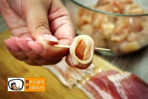 Chicken bites wrapped in bacon recipe, how to make Chicken bites wrapped in bacon step 6