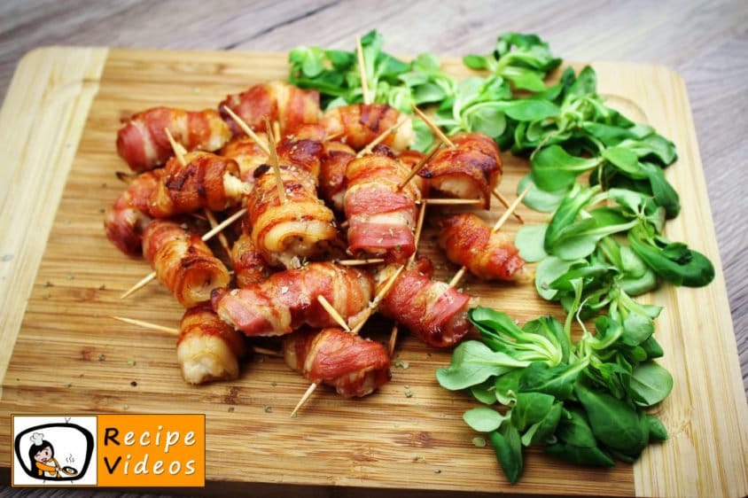 Chicken bites wrapped in bacon recipe, how to make Chicken bites wrapped in bacon step 9