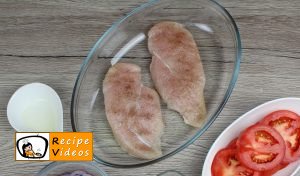Chicken breast with mozzarella and tomatoes recipe, how to make Chicken breast with mozzarella and tomatoes step 6