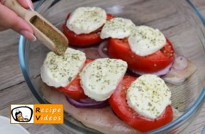 Chicken breast with mozzarella and tomatoes recipe, how to make Chicken breast with mozzarella and tomatoes step 10
