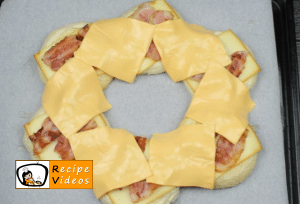 Hot sandwich ring recipe, how to make Hot sandwich ring step 4