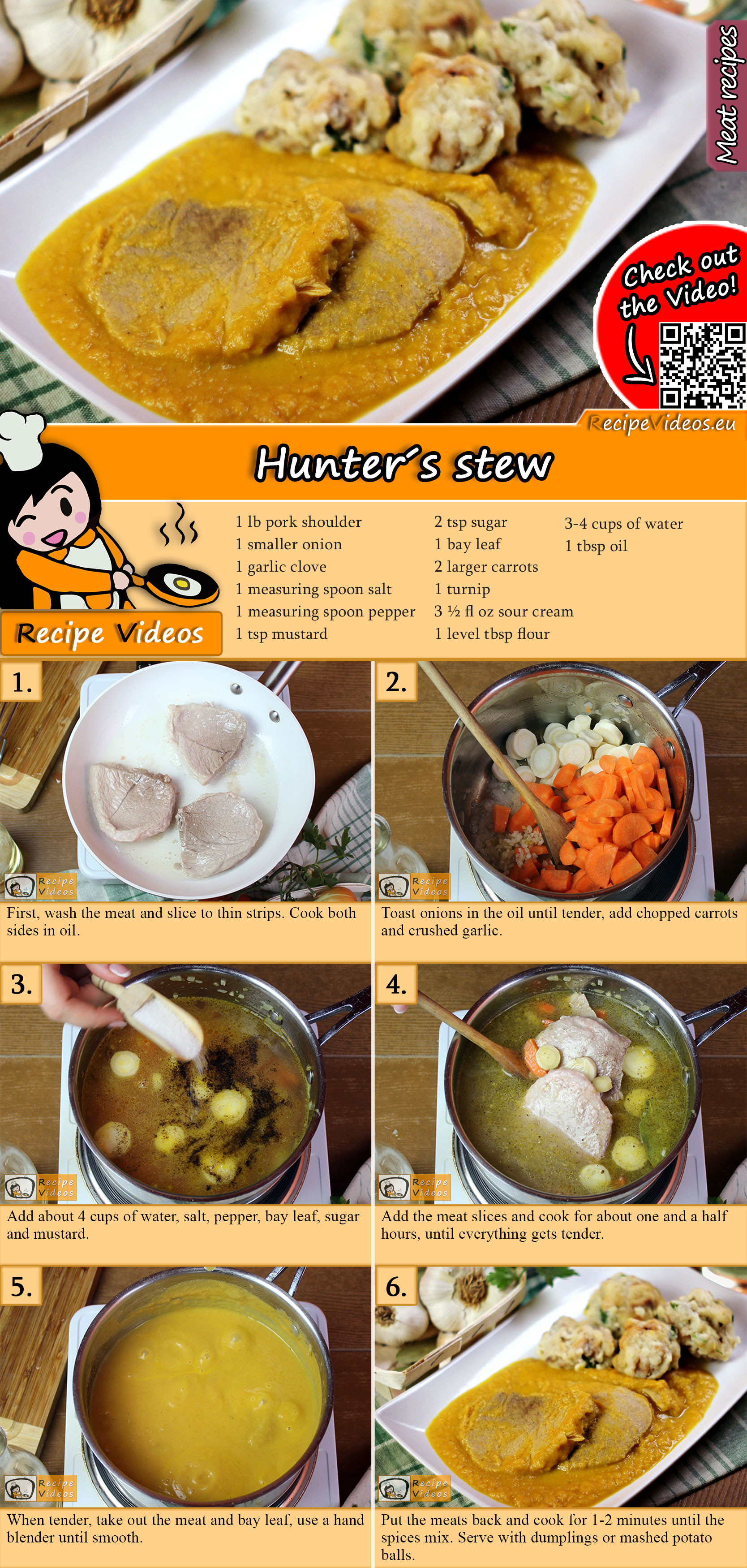 Hunter’s stew recipe with video