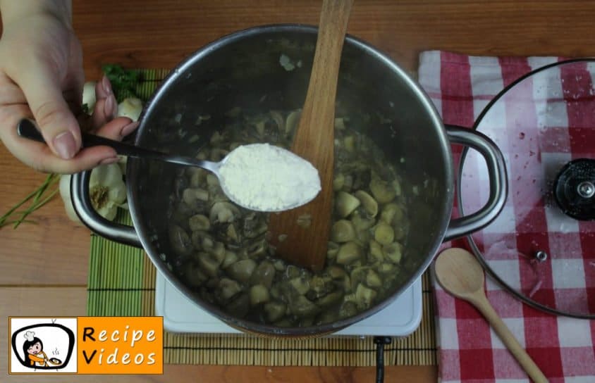 Mushroom ragout with sour cream recipe, how to make Mushroom ragout with sour cream step 6