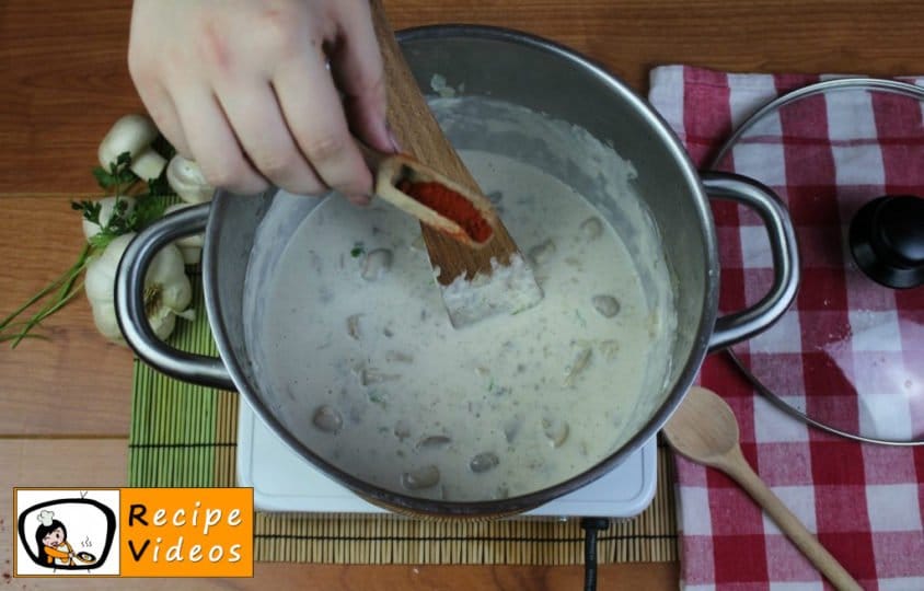 Mushroom ragout with sour cream recipe, how to make Mushroom ragout with sour cream step 9