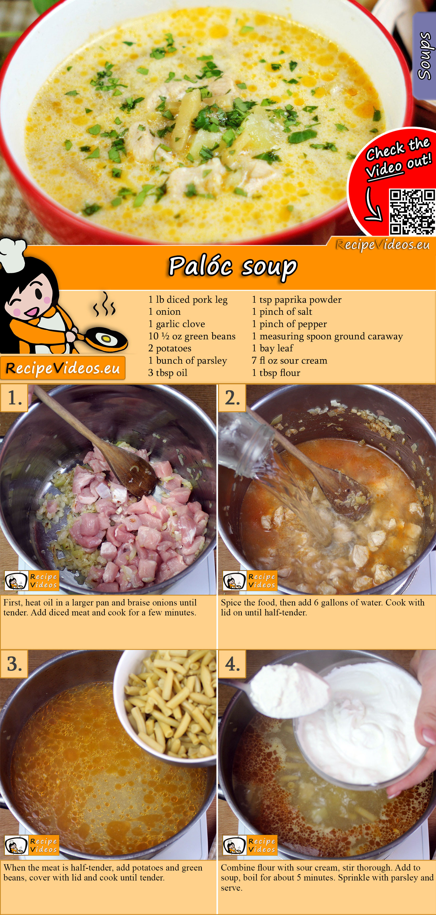 Palóc soup recipe with video
