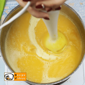 Creamy pumpkin soup recipe, how to make Pumpkin cream soup step 4