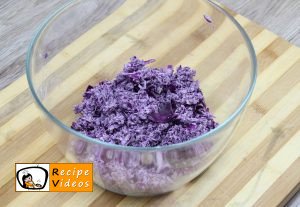 Red cabbage balls recipe, how to make Red cabbage balls step 3