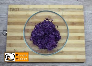 Red cabbage balls recipe, how to make Red cabbage balls step 1