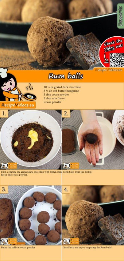 Rum balls recipe with video