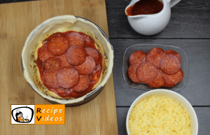 Scalloped mini pizza recipe, how to make Scalloped mini pizza step 5