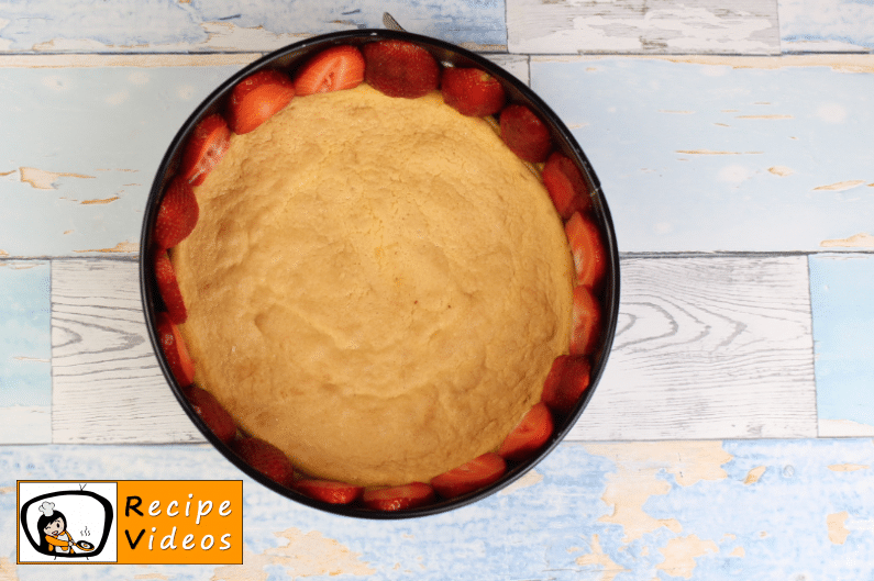 Strawberry curd cake recipe, how to make Strawberry curd cake step 5