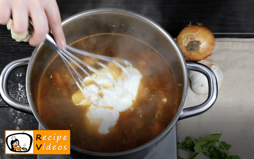 Cauliflower soup with sour cream recipe, how to make Cauliflower soup with sour cream step 11