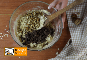 Chocolate oatmeal cookies recipe, how to make Chocolate oatmeal cookies step 5