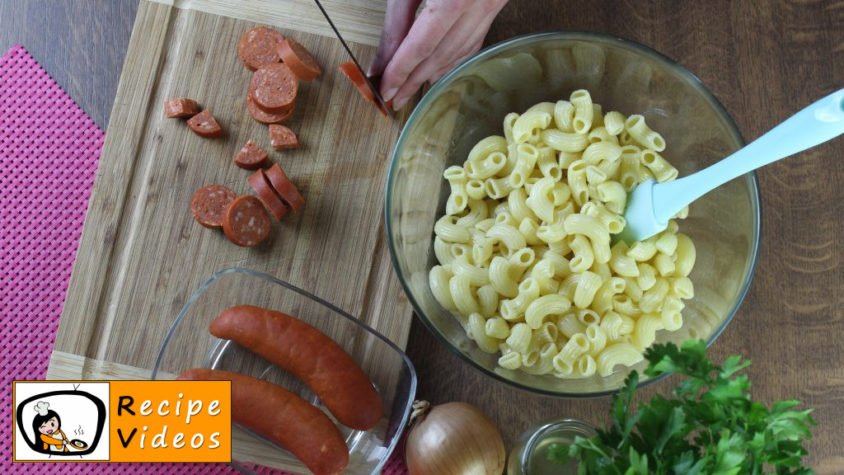 Cold pasta salad recipe, how to make Cold pasta salad step 1