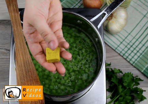Cream peas recipe, how to make Cream peas step 5
