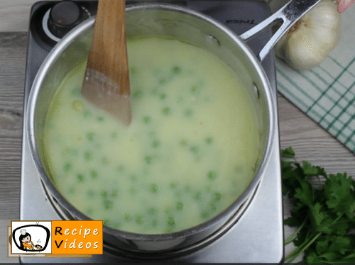 Cream peas recipe, how to make Cream peas step 7