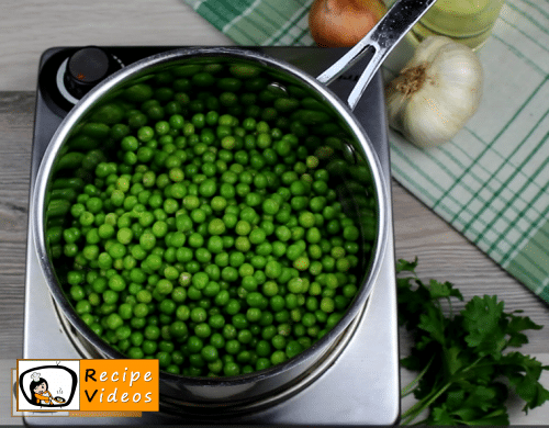 Cream peas recipe, how to make Cream peas step 1