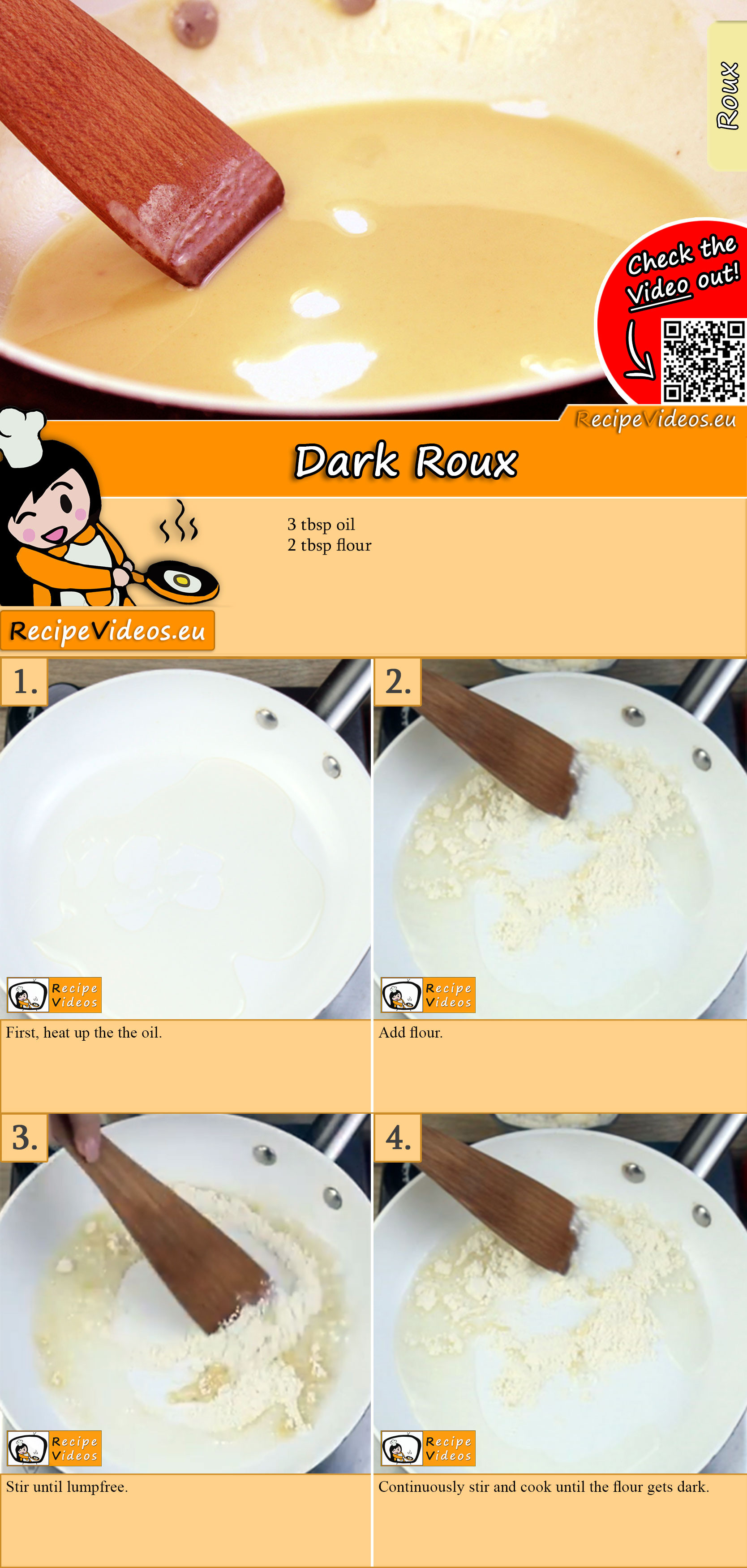 Dark Roux recipe with video