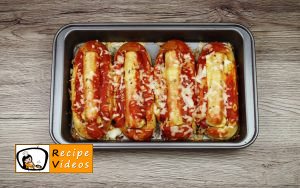 Hot dog with Bolognese sauce recipe, how to make Hot dog with Bolognese sauce step 9