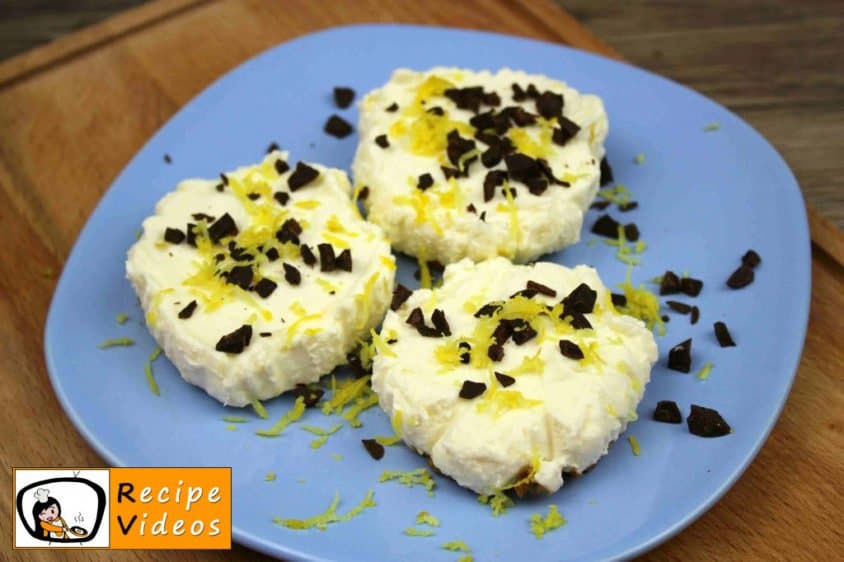 Mini cheesecake with lemon recipe, how to make Mini cheesecake with lemon step 7