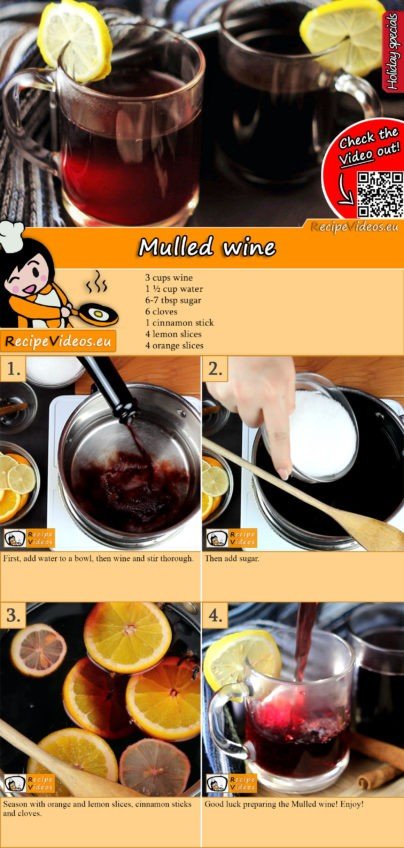 Mulled wine recipe with video