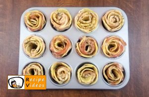 Potato roses with bacon recipe, how to make Potato roses with bacon step 4