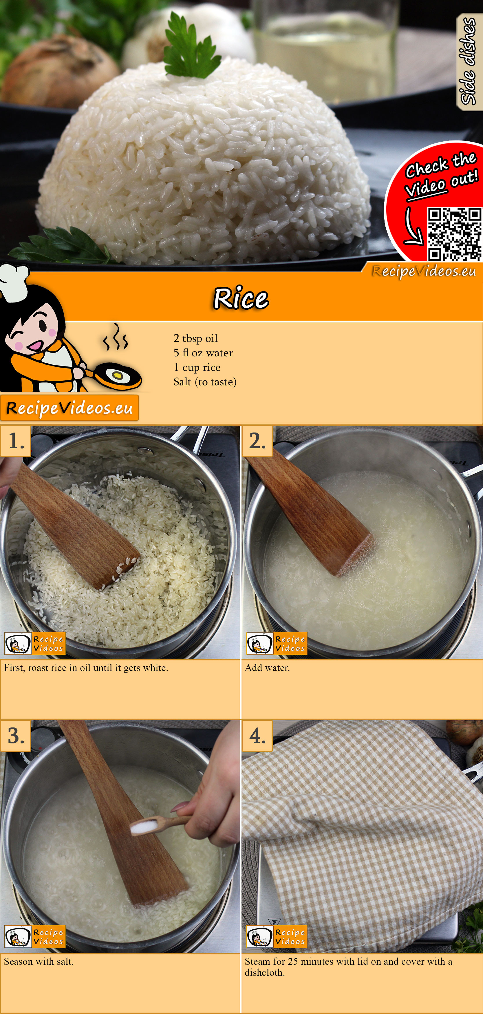 Rice recipe with video
