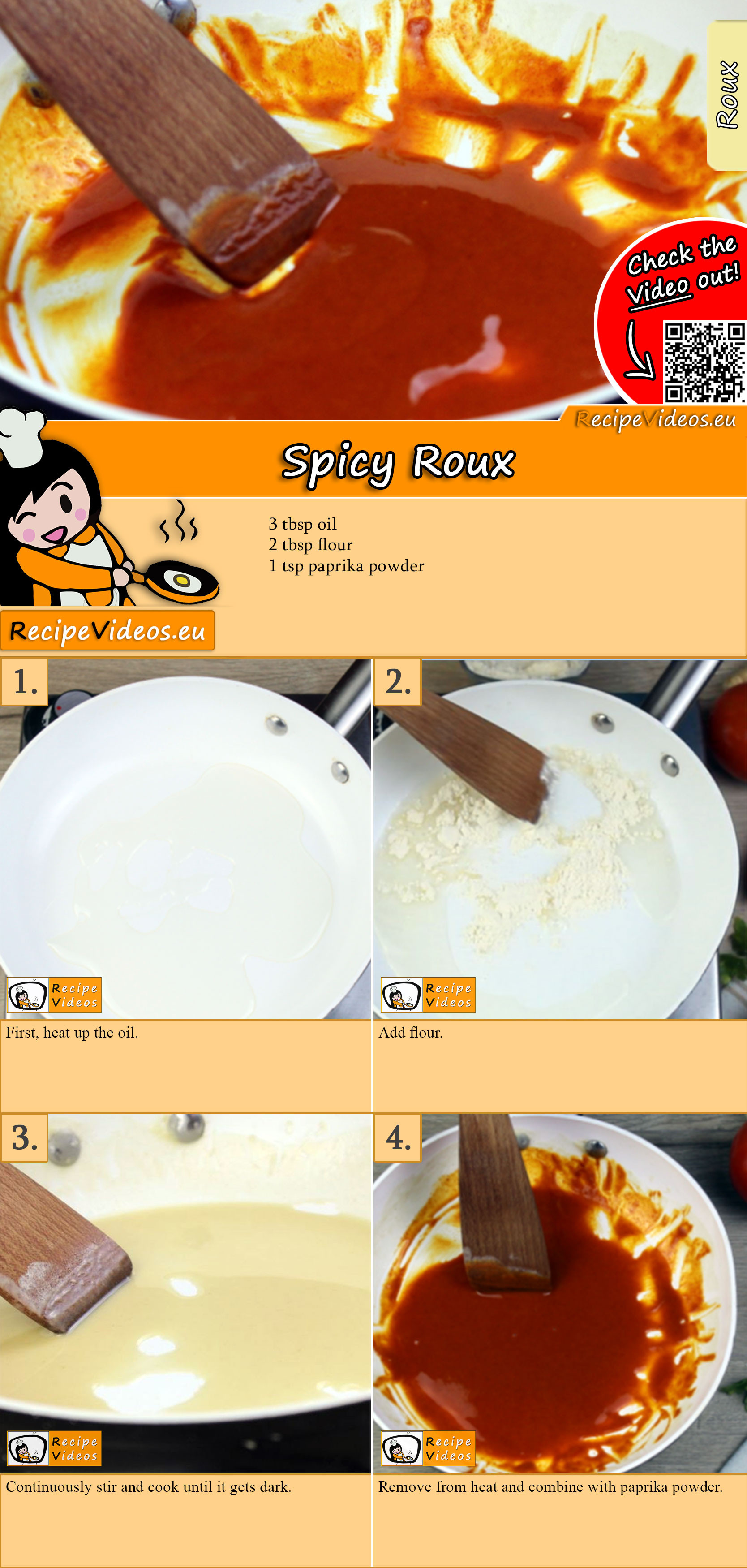 Spicy Roux recipe with video