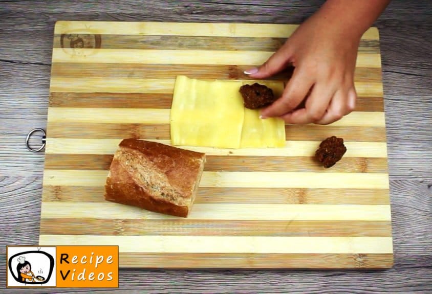 Stuffed Baguette with Garlic recipe, how to make Stuffed Baguette with Garlic step 3