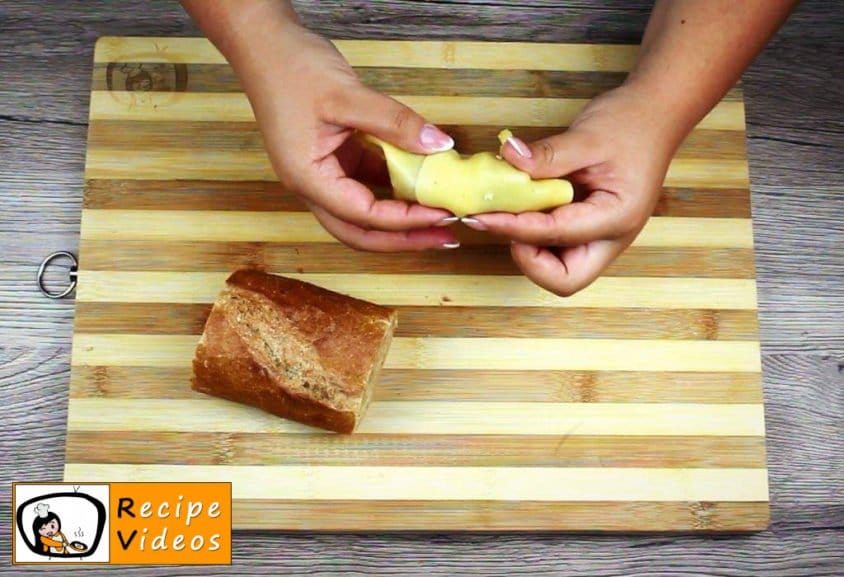 Stuffed Baguette with Garlic recipe, how to make Stuffed Baguette with Garlic step 4
