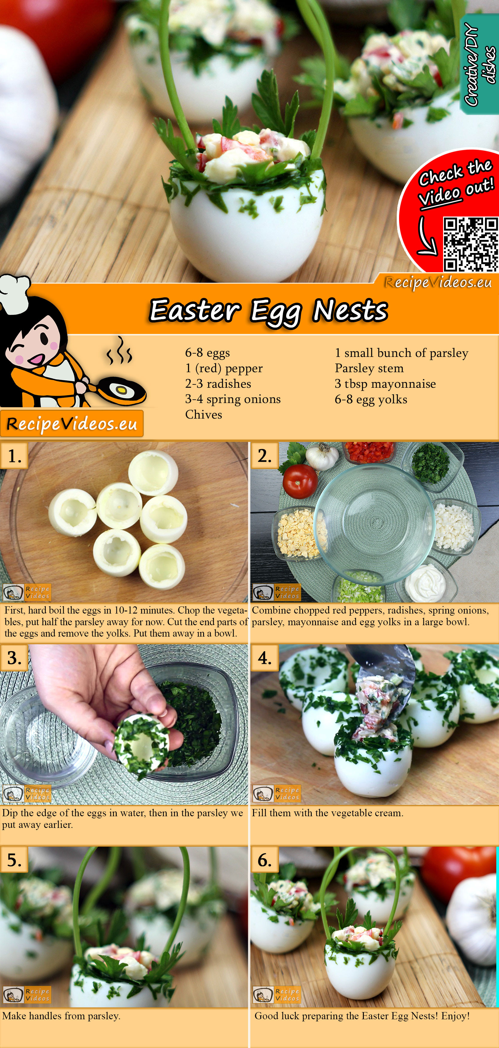 Easter egg nests recipe with video