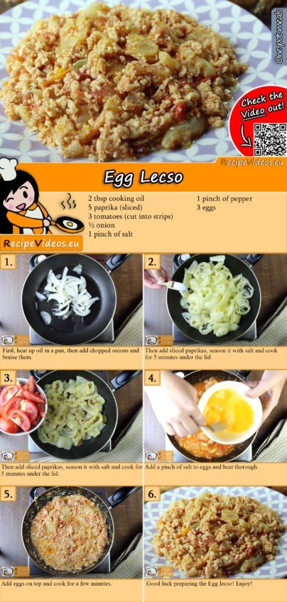 Egg Lecso recipe with video