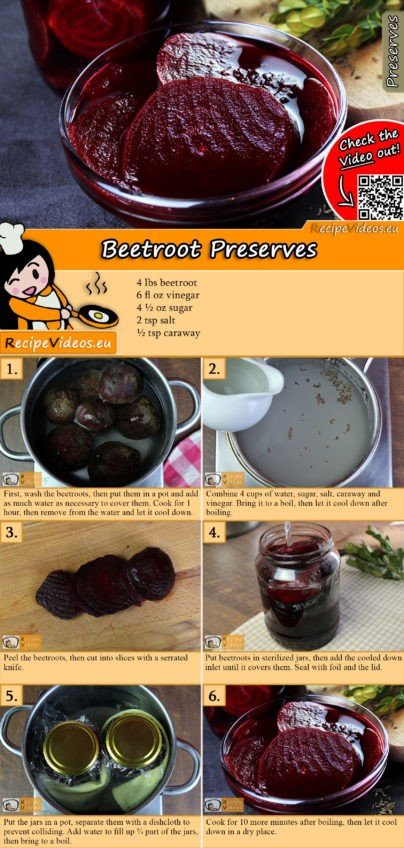 Beetroot Preserves recipe with video