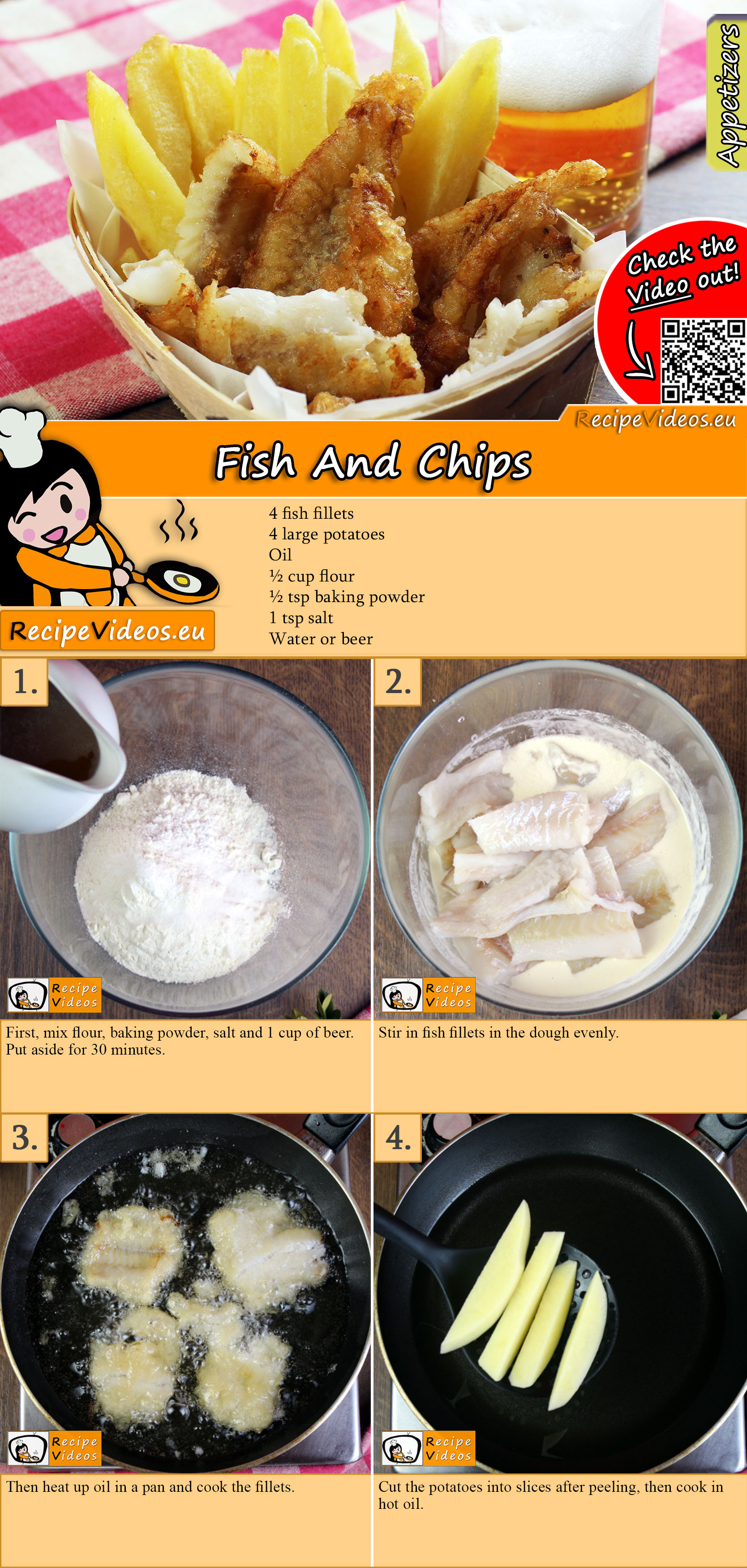 Fish And Chips recipe with video