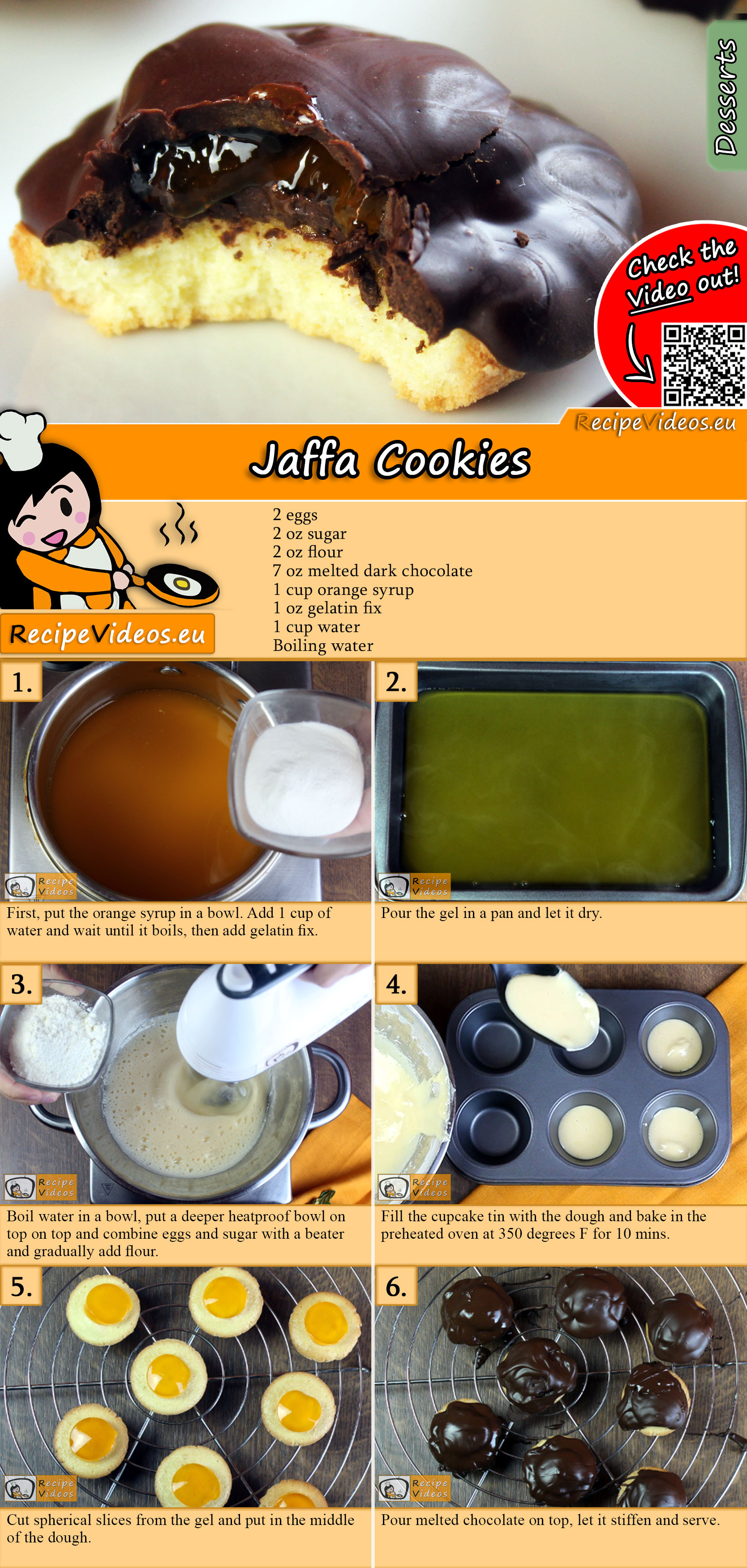 Jaffa Cookies recipe with video